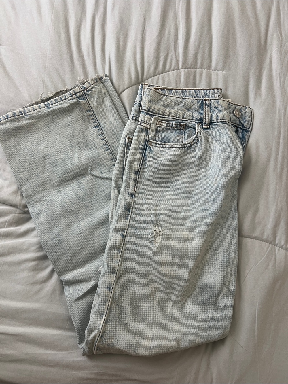 Primark Light Blue Straight Leg Jeans